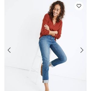 The slim boyjean from Madewell